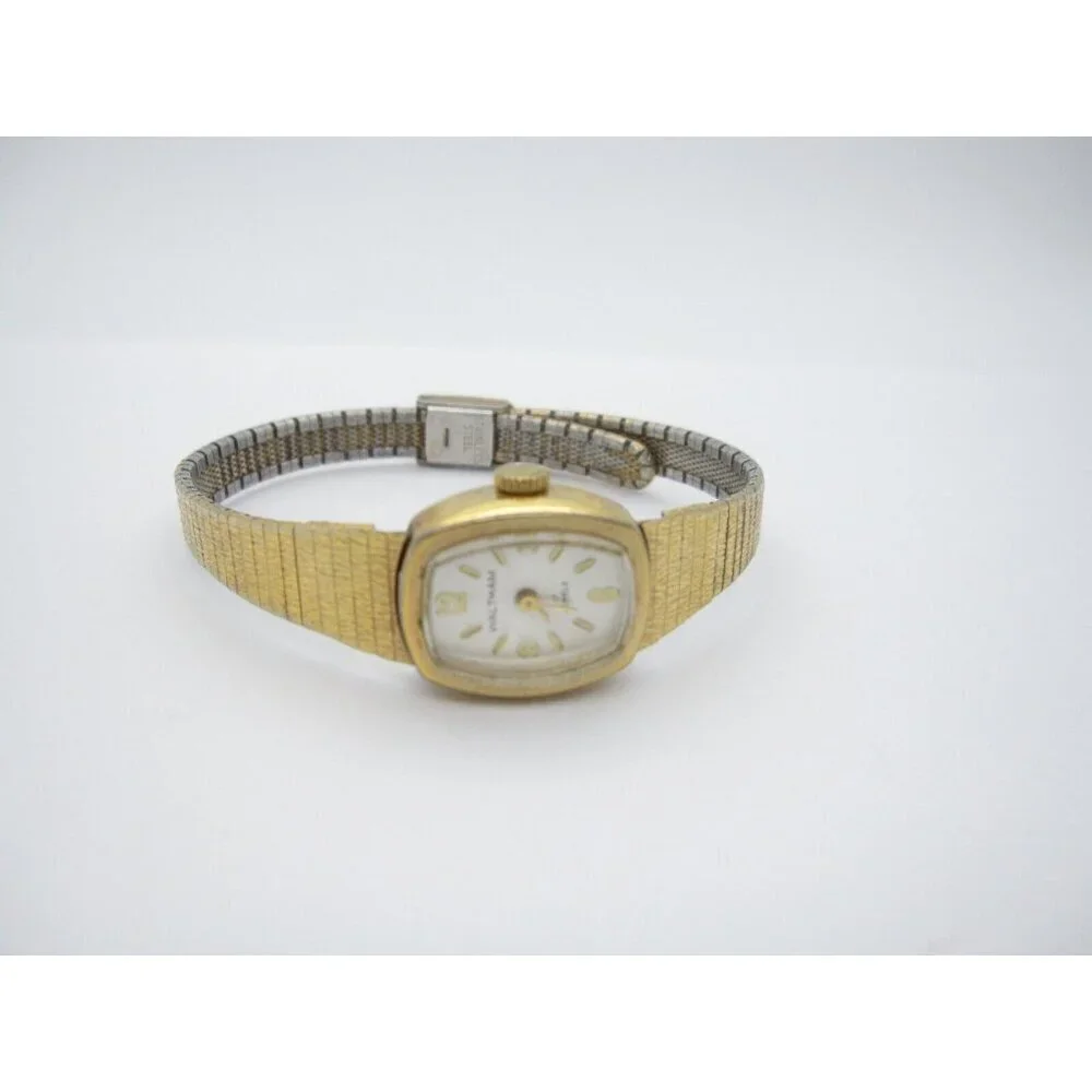 Women's Waltham Hand Wind Analog 18mm Dial Causal Round Watch (E146)